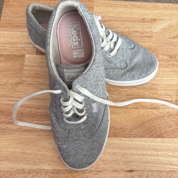 Ladies, gray, keds, 6, casual, school, teacher, Dream memory form, comfy, shoes. - Picture 8 of 11
